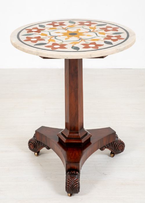 William IV Style Marble Top Table