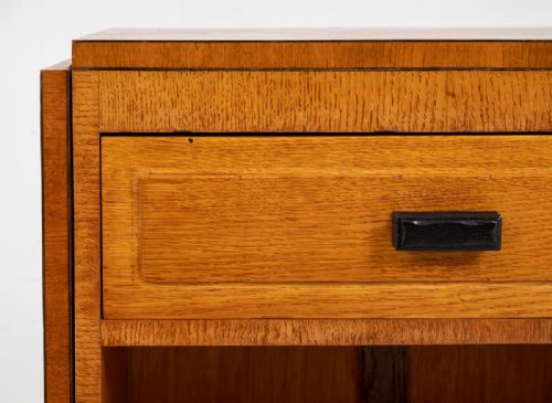 fig 1. Unusual Oak Deco Cabinet