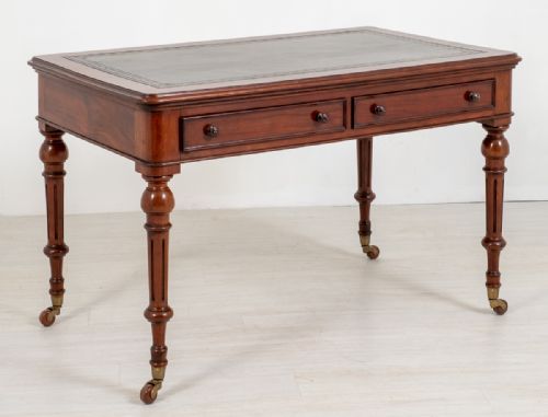 Victorian Mahogany 2 Drawer Writing Table