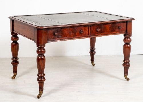Victorian Mahogany 2 Drawer Writing Table