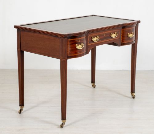 Edwards and Roberts Inlaid Mahogany Writing Table