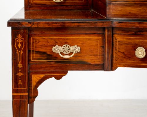 fig 1. Victorian Rosewood Bonheur du Jour