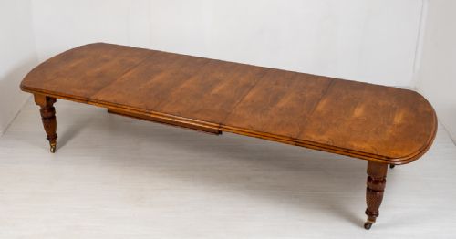 Victorian Oak Extending Dining Table
