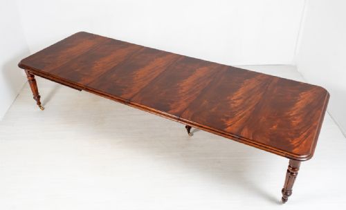William IV Mahogany 5 Leg Extending Dining Table