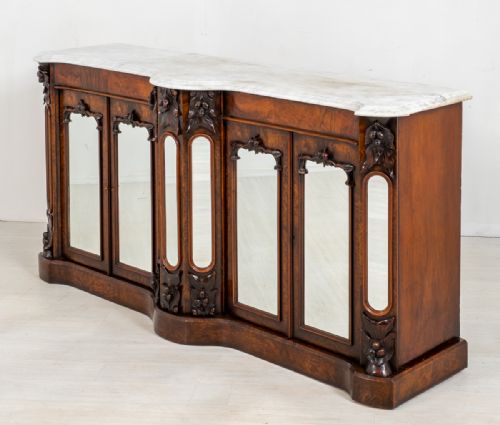 Victorian Walnut Side Cabinet