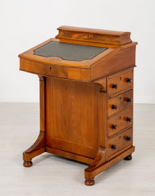 Victorian Walnut Davenport