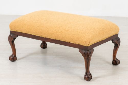 Mahogany Chippendale Style Stool
