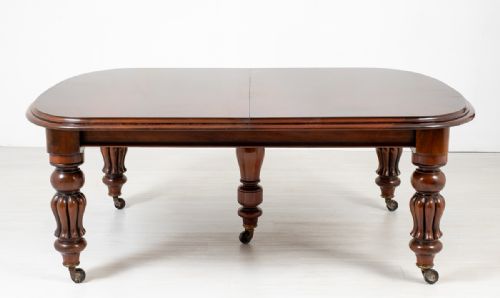 fig 1. Superb William IV 5 Leg Extending Dining Table