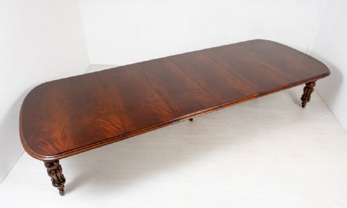 Superb William IV 5 Leg Extending Dining Table