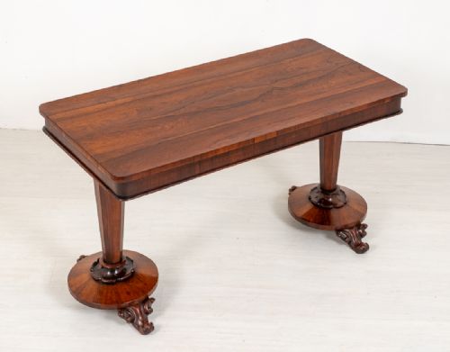 William IV Rosewood Stretcher Table