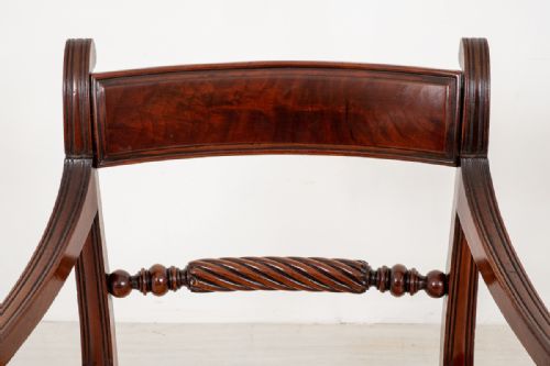 fig 1. Pair of Regency Open Arm Chairs