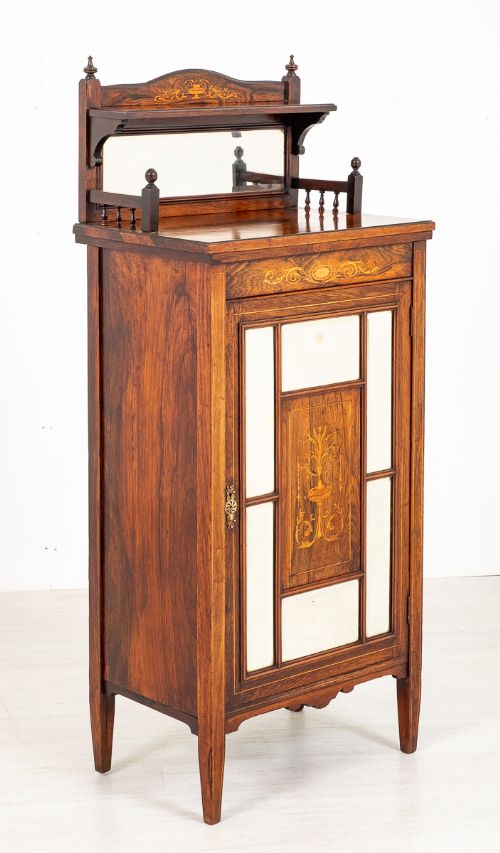 Victorian Rosewood Side Cabinet.
