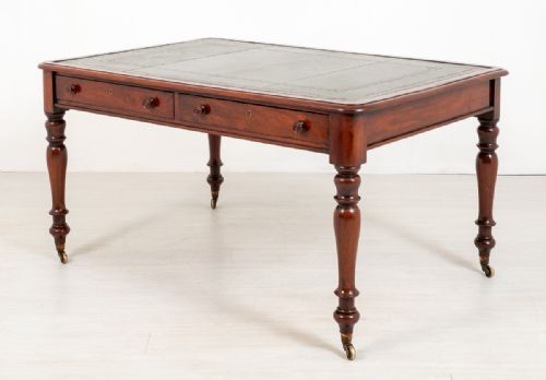 Victorian Mahogany Partners Writing Table