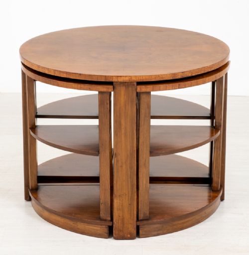 Art Deco Nest of 5 Tables