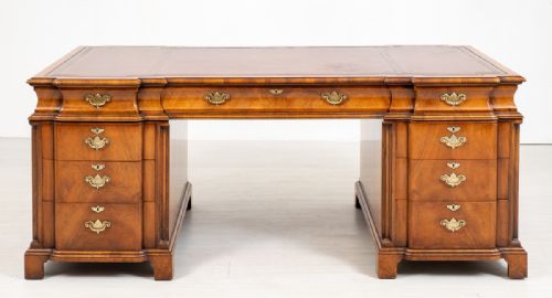 Stunning Walnut Desk with Georgian Influences