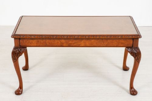 Superb Walnut Queen Anne Style Coffee Table