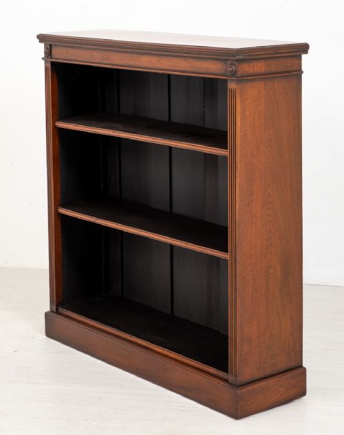 Victorian Mahogany Open Bookcase