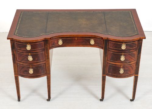 fig 1. Sheraton Revival Inlaid Writing Desk