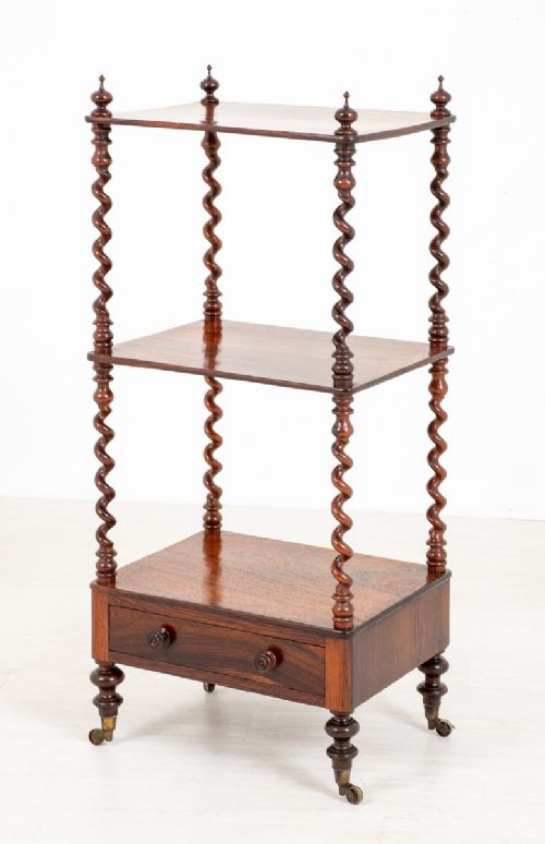Pretty Victorian Rosewood Whatnot