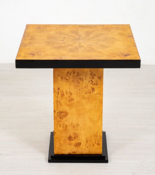 Art Deco Figured Elm Occasional Table