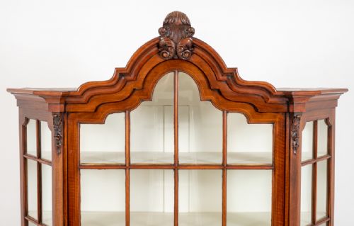 fig 1. Superb Walnut Dutch Display Cabinet