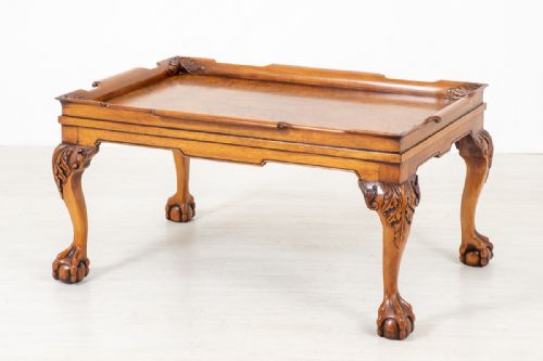 Stunning Walnut Chippendale Style Coffee Table