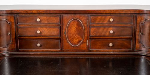 fig 1. Regency Style Mahogany Carlton House Desk