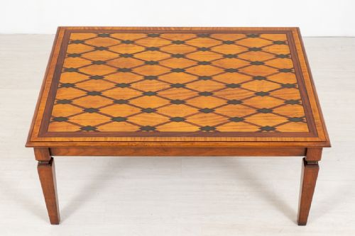 Inlaid Satinwood Coffee Table