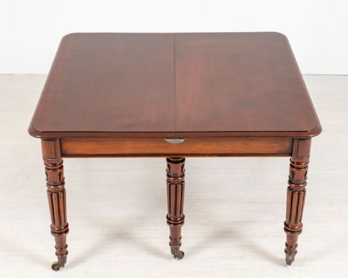 fig 1. Splendid Mahogany William IV Extending Dining Table