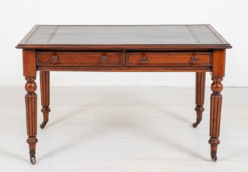 fig 1. Mahogany 2 Drawer Writing Table