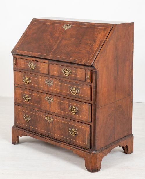Georgian Walnut Bureau