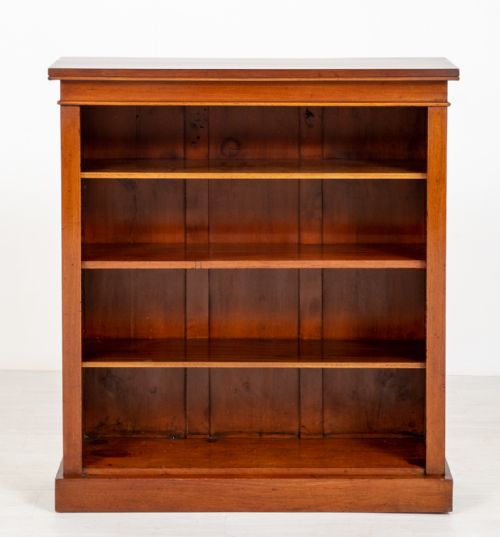 Victorian Mahogany Open Bookcase