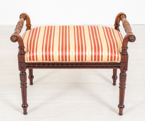 Pretty Mahogany Stool