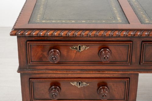 fig 1. Victorian Mahogany Partners Desk