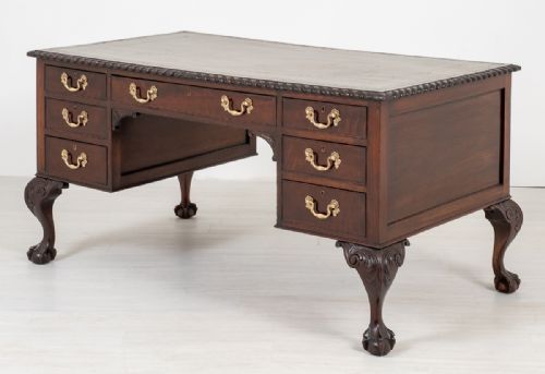 Mahogany Chippendale Style Writing Desk
