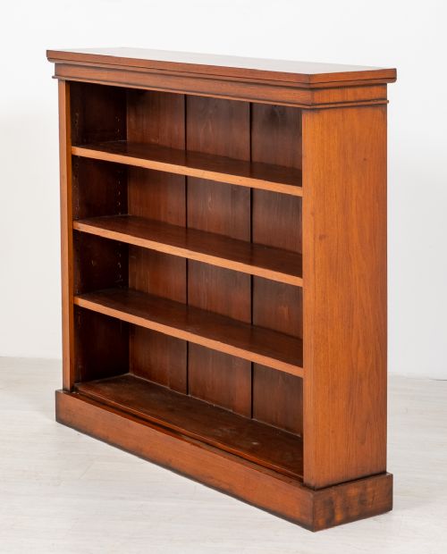 Victorian Mahogany Open Bookcase