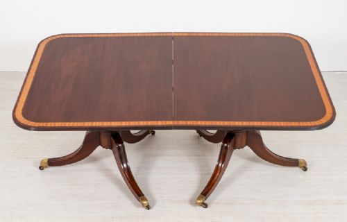 fig 1. Regency Style Mahogany Dining Table