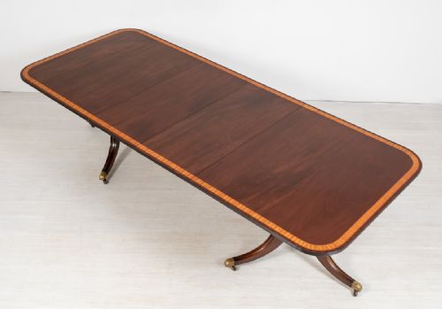 Regency Style Mahogany Dining Table