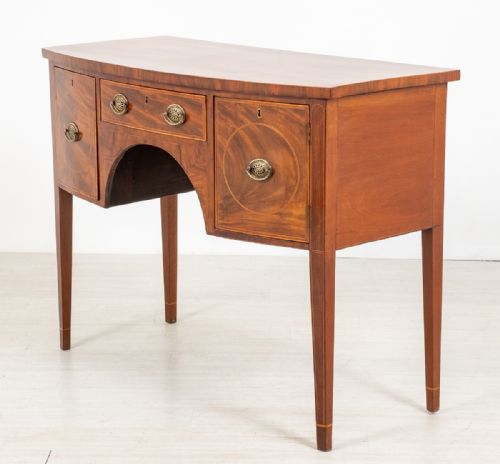 Regency Mahogany Bow Fronted Sideboard