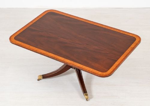Regency Style Mahogany Coffee Table