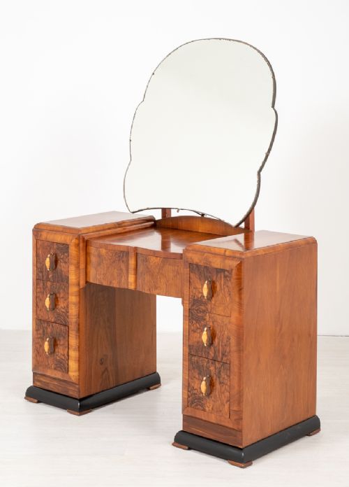 Art Deco Walnut Dressing Table