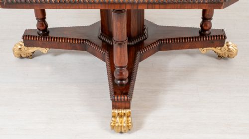 fig 1. Amazing Regency Style Rosewood Centre Table
