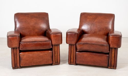Good Pair of Art Deco Club Chairs