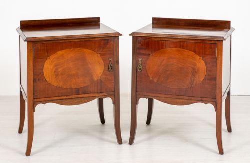 Pair of Mahogany Bedside Cabinets.