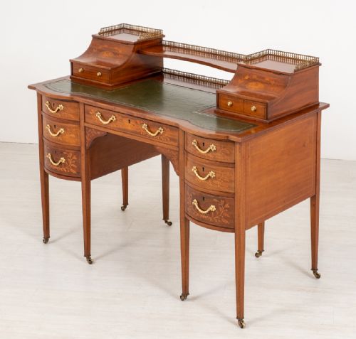 Sheraton Revival Mahogany Carlton House Style Desk