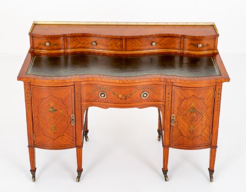 fig 1. Stunning Satinwood Writing Desk