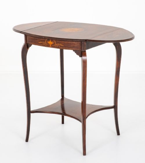 PRETTY ROSEWOOD OCCASIONAL TABLE - ADDITIONAL PHOTO 5