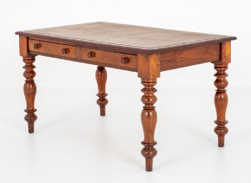 Victorian Mahogany 2 Drawer Writing Table