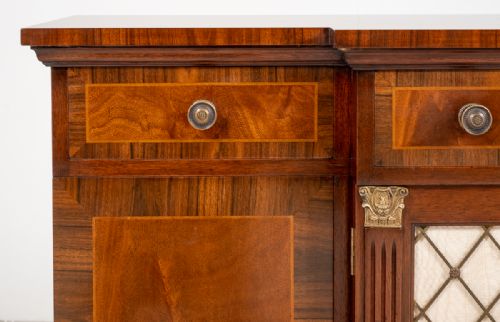 fig 1. Matched pair of Regency Style Mahogany Sideboards