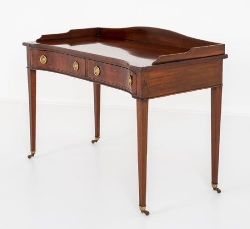 Mahogany Tray Top Side Table